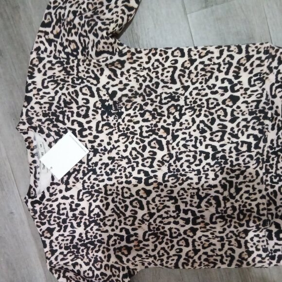 the new society kids leopard print sweatshirt size 12 - Picture 3 of 3